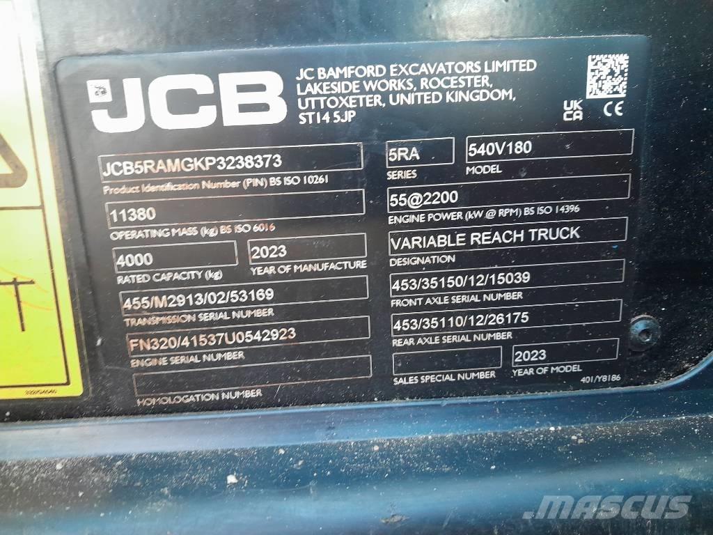 JCB 540.180 Teleskopski viličari