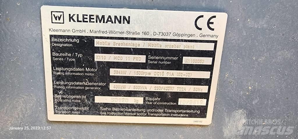Kleemann MCO 11 PRO Drobilice