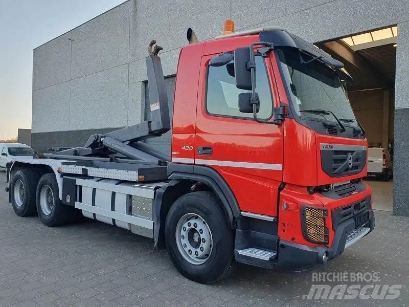 Volvo FMX 420 Rol kiper kamioni s kukama za dizanje