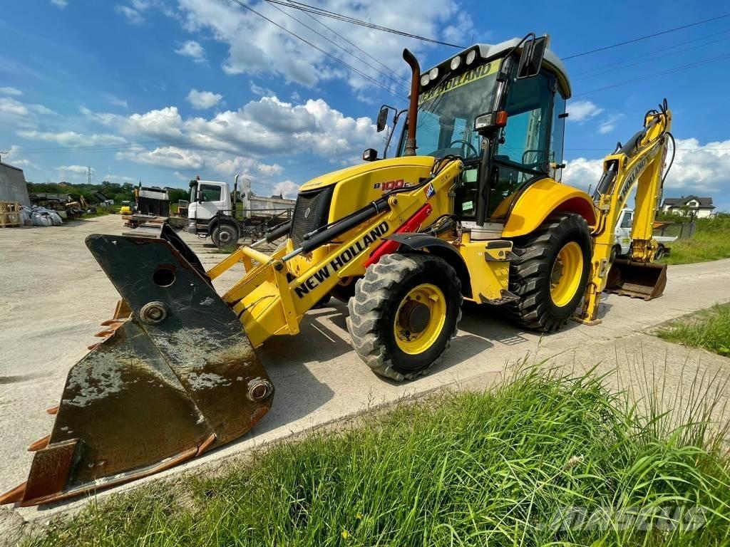 New Holland B 100 C Utovarni rovokopači