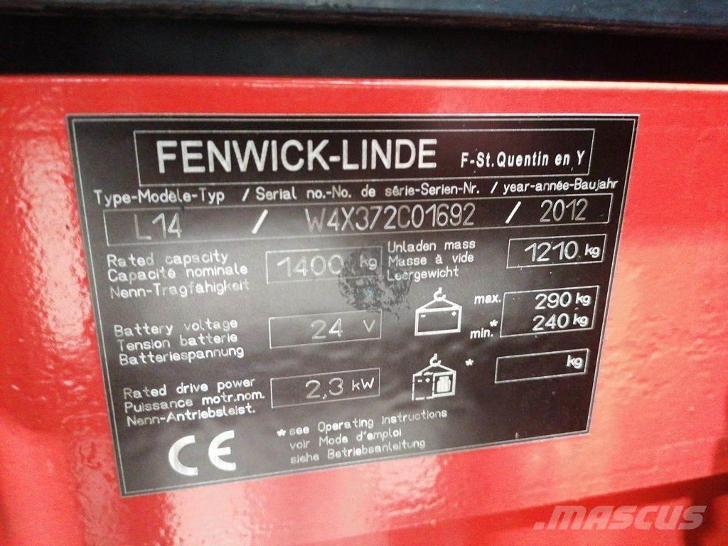 Linde L14 Ručni električni viličar