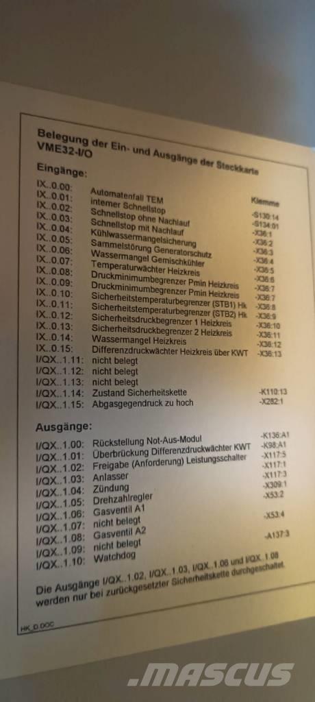 MWM TBG 620 V16 K Plinski agregati