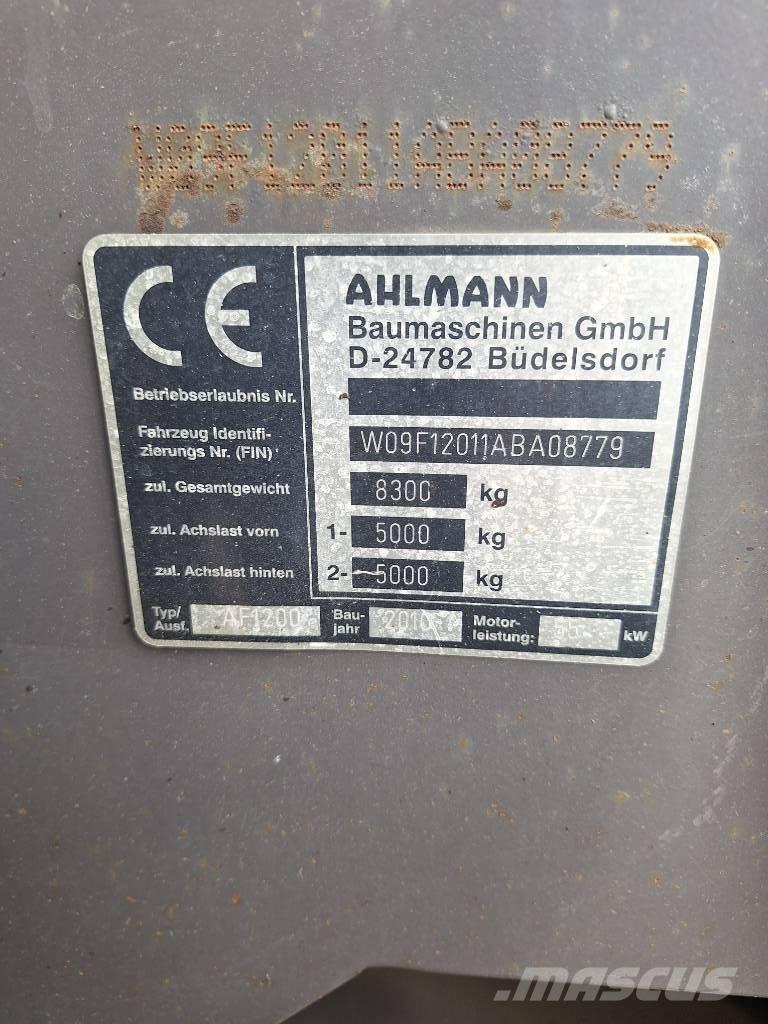 Ahlmann AF 1200 Utovarivači na kotačima