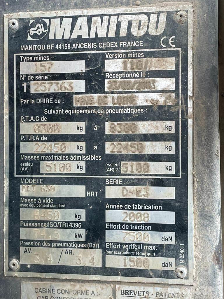 Manitou MLT 630 Teleskopski viličari