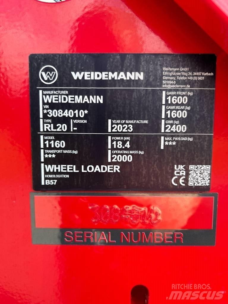 Weidemann 1160 Višenamjenski utovarivači