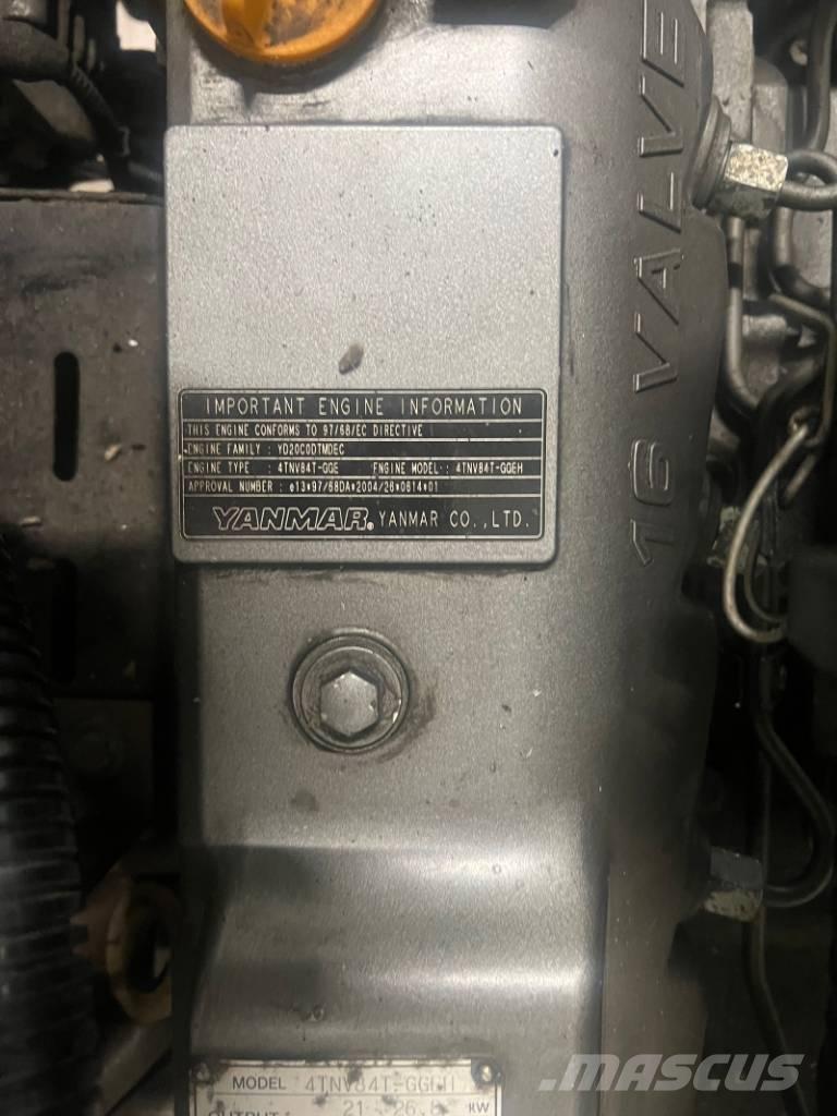 Yanmar 4TNV84T-GGEH Mini bageri <7t