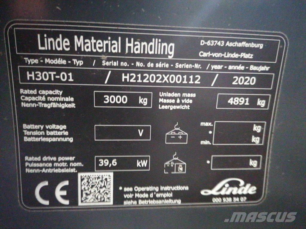 Linde H30T-01 Plinski viličari