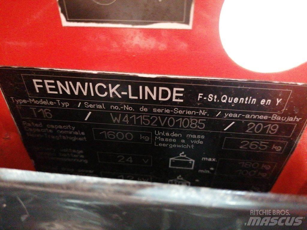 Linde T16 Nisko podizni električni viličar