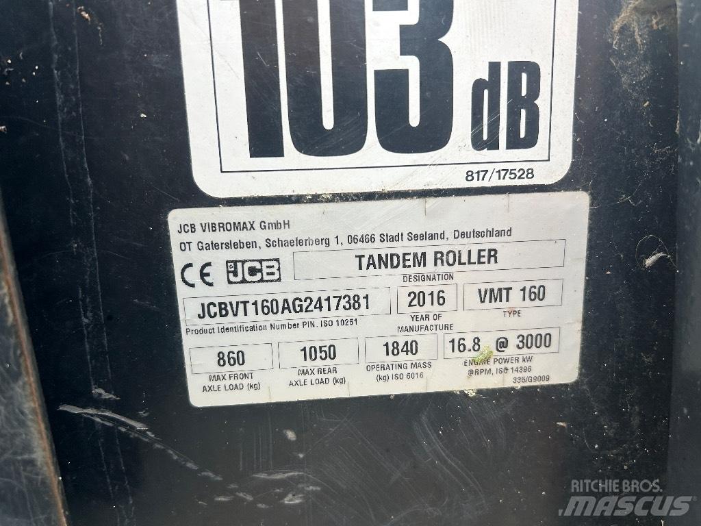 JCB VMT160-80 Valjci sa dvojnim bubnjem