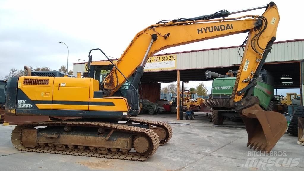 Hyundai HX 220 L Bageri gusjeničari
