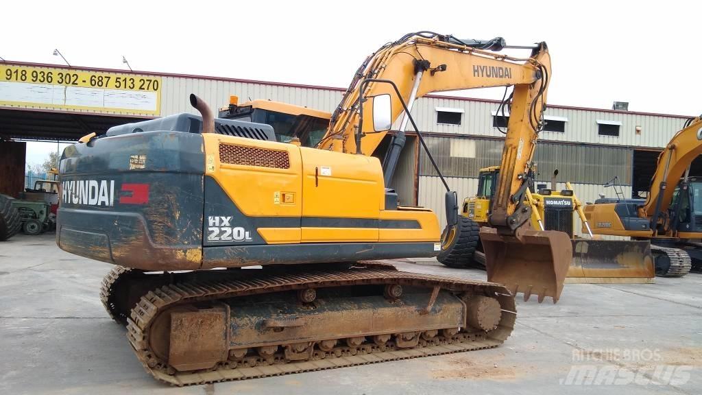 Hyundai HX 220 L Bageri gusjeničari