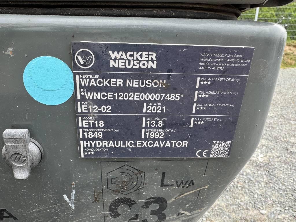 Wacker Neuson ET18 Bageri gusjeničari