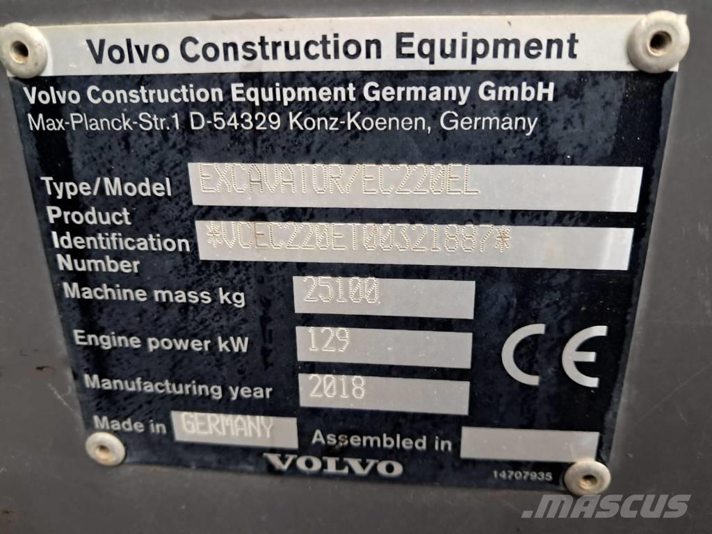 Volvo EC 220 EL Bageri gusjeničari
