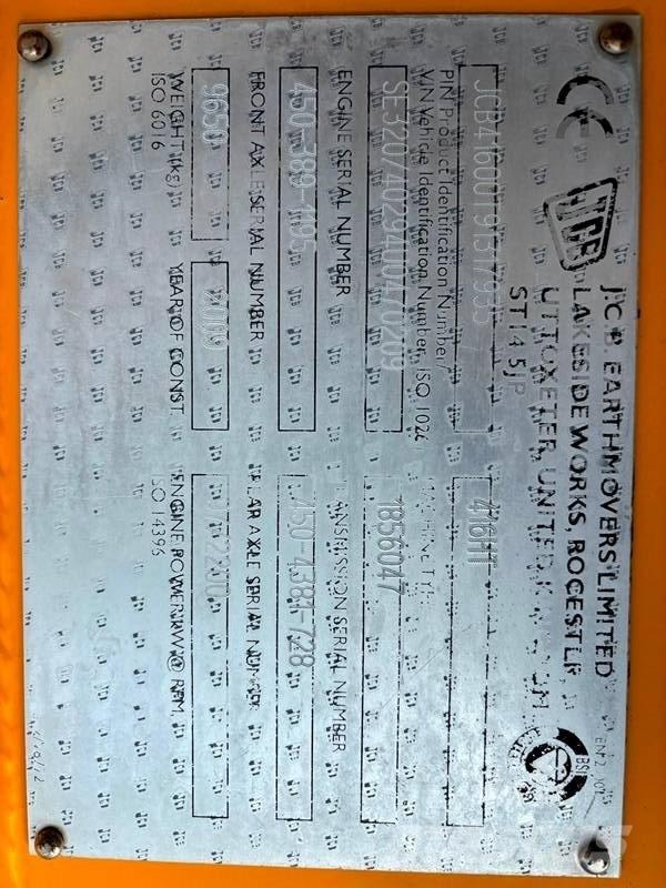 JCB 416 HT Utovarivači na kotačima