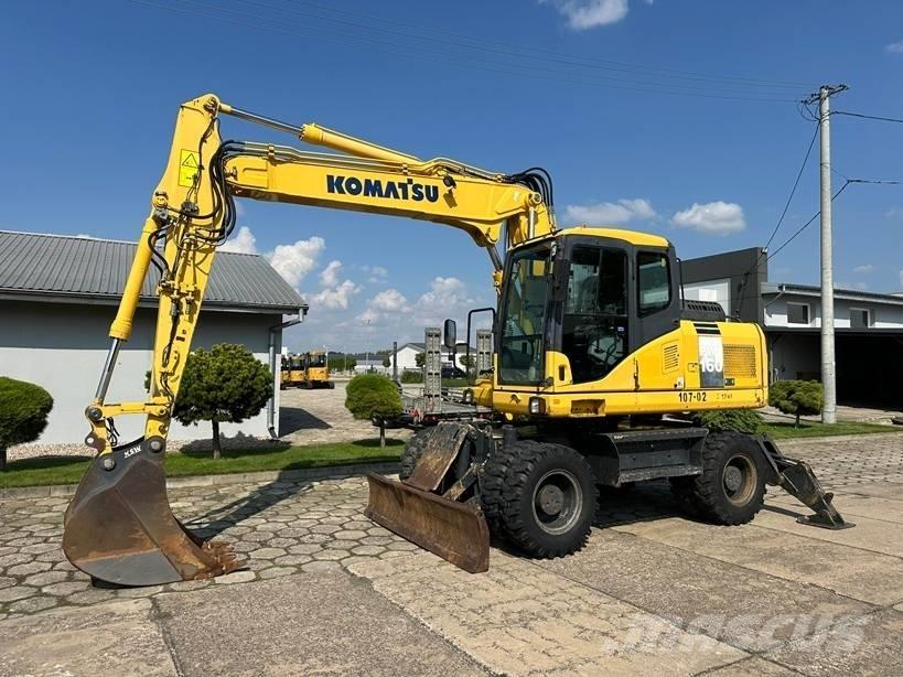 Komatsu PW 160-7E0 Bageri na kotačima