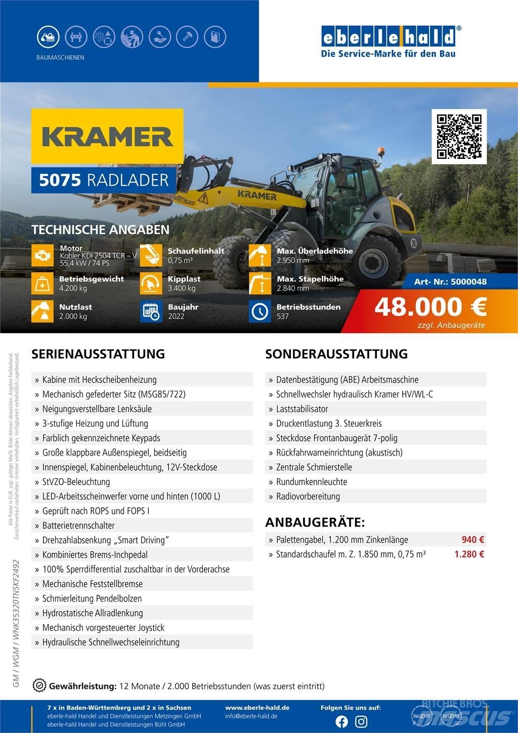 Kramer 5075 Utovarivači na kotačima