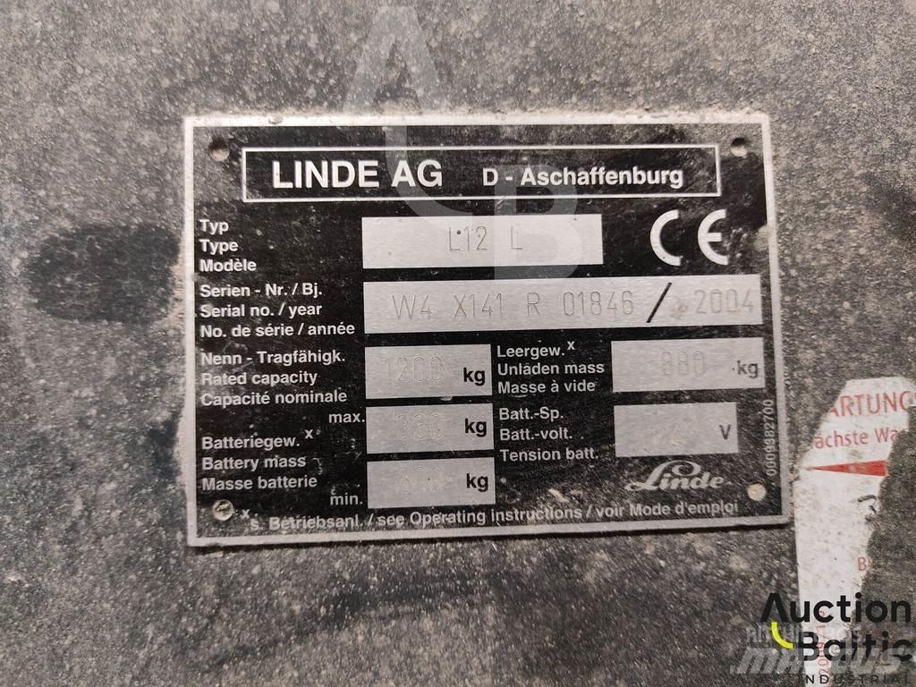 Linde L12 L Ručni električni viličar
