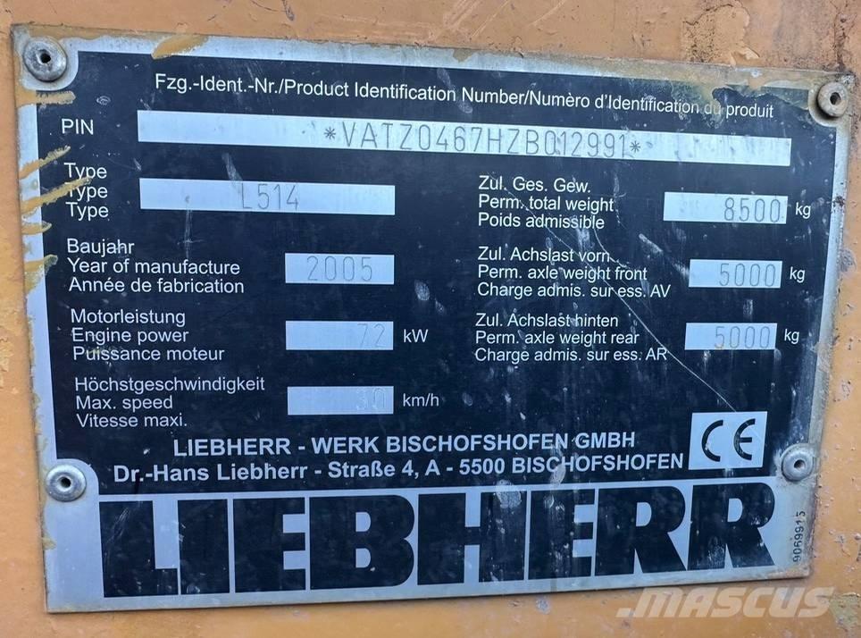 Liebherr L 514 Utovarivači na kotačima