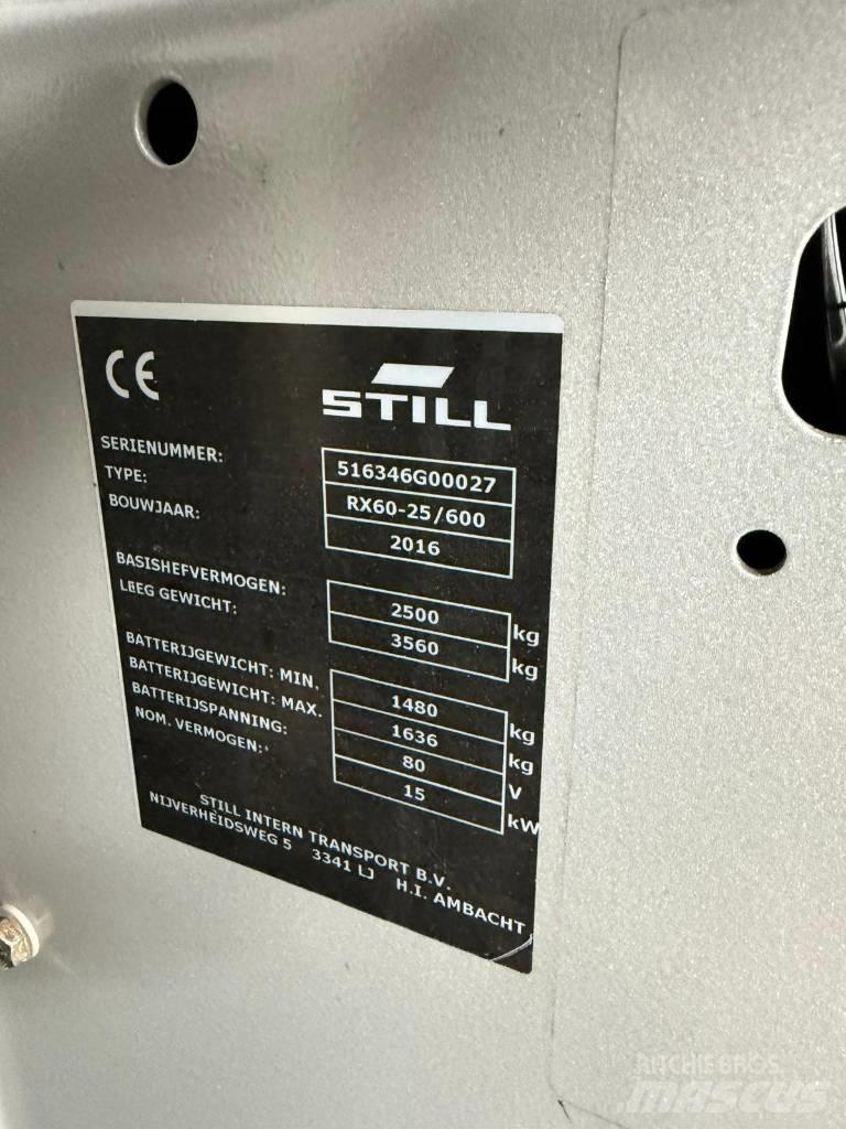 Still RX60-25 Električni viličari