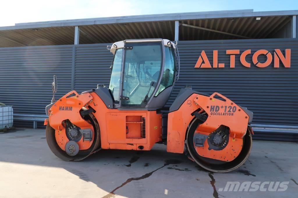 Hamm HD+ 120 VO Valjci sa dvojnim bubnjem