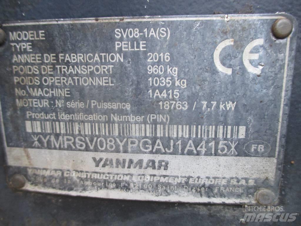 Yanmar SV 08-1 A Mini bageri <7t