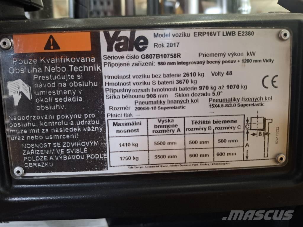 Yale ERP 16 VT Električni viličari