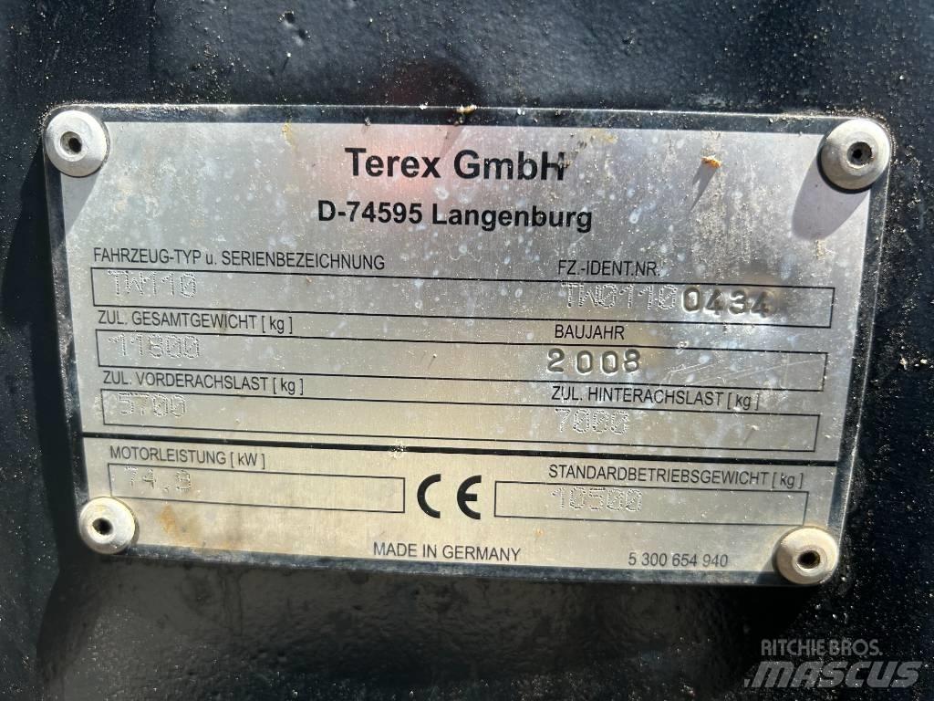 Terex TW 110 Bageri na kotačima