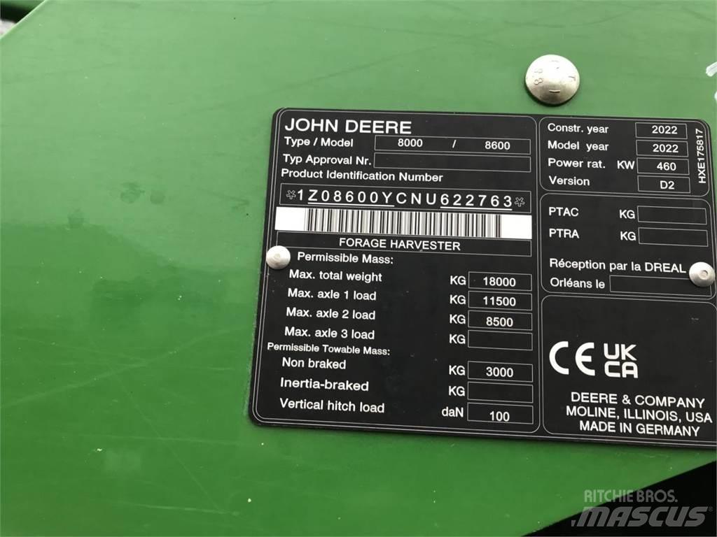 John Deere 8600 Strojevi za krmu na vlastiti pogon