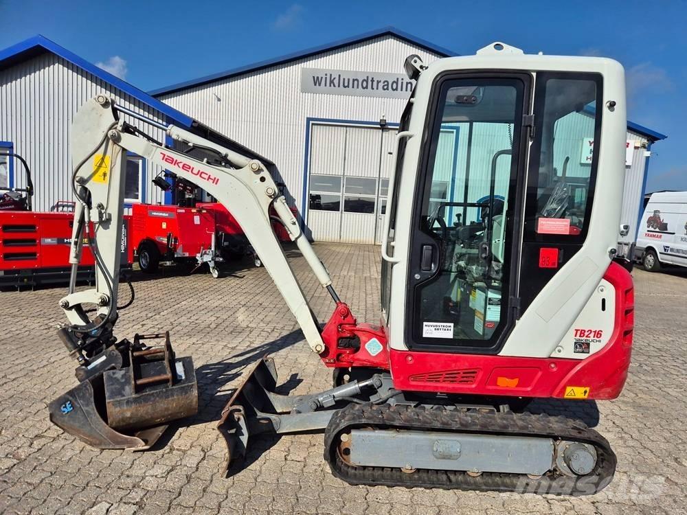 Takeuchi TB 216 Mini bageri <7t