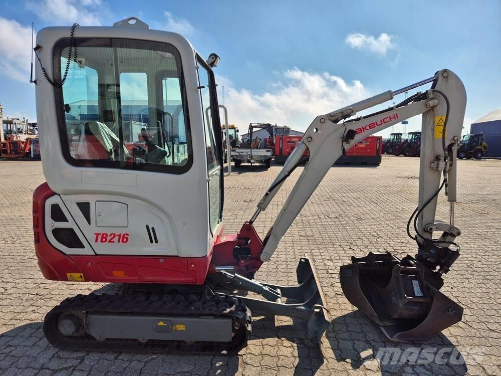 Takeuchi TB 216 Mini bageri <7t