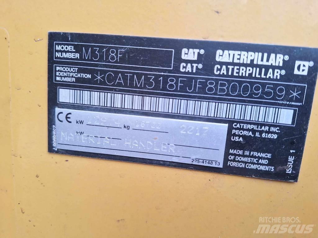 CAT M 318 F Bageri na kotačima