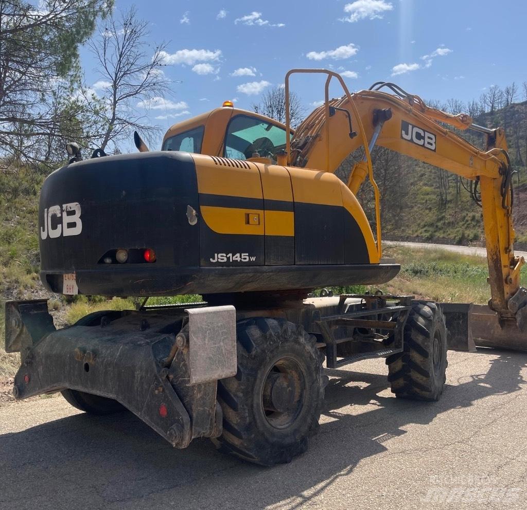 JCB JS 145 W Bageri na kotačima