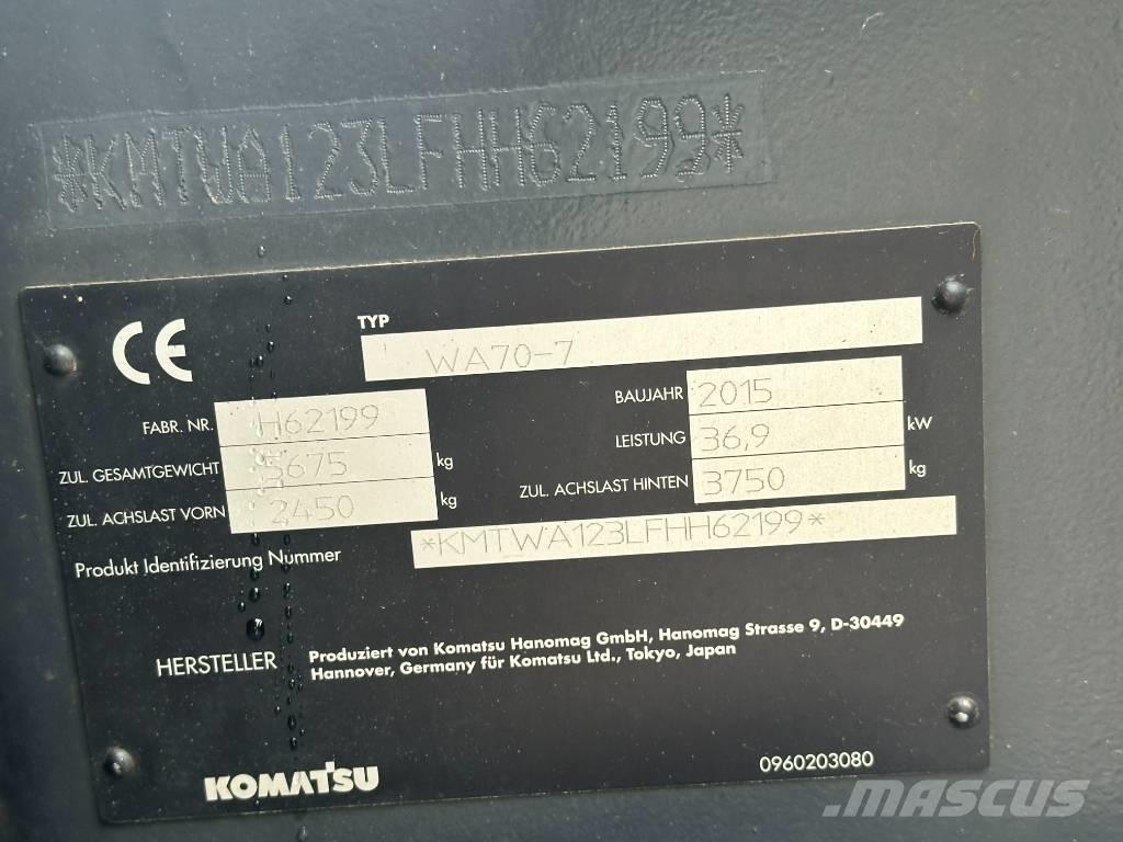 Komatsu WA 70 Utovarivači na kotačima