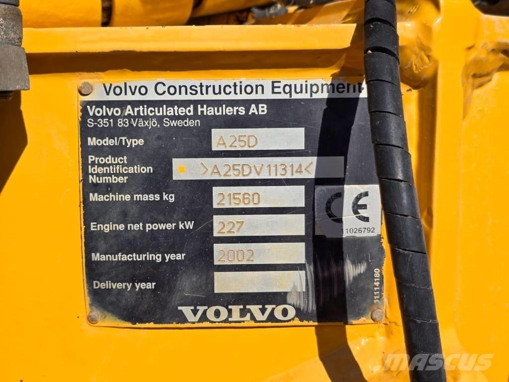 Volvo A25 D Demperi za gradilišta