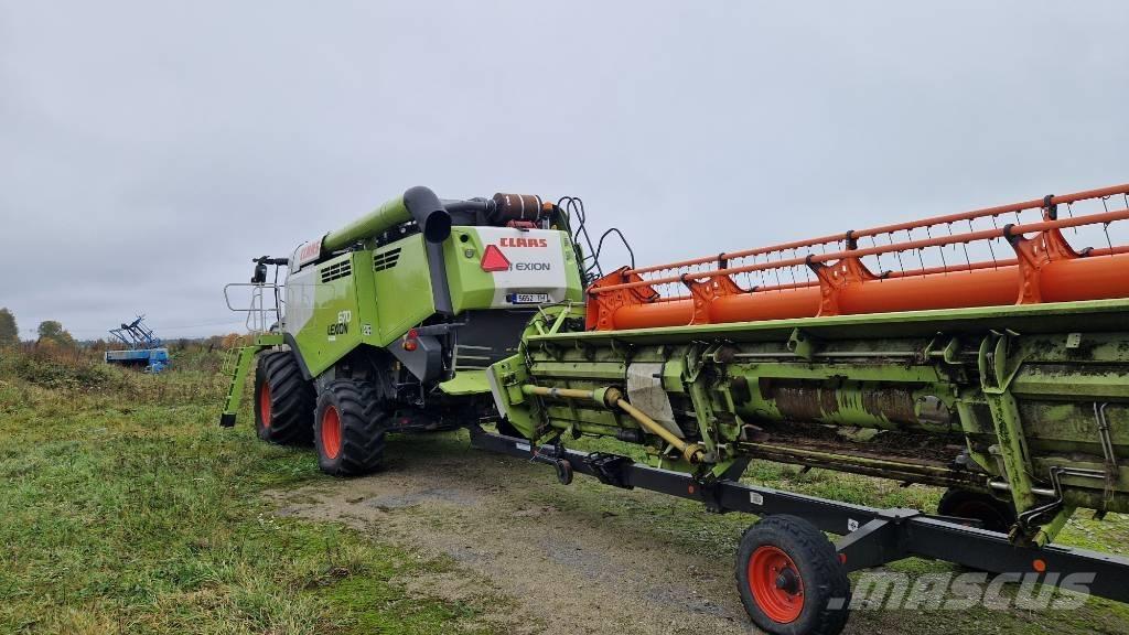 CLAAS Lexion 670 Kombajni