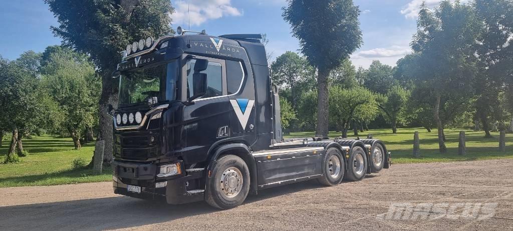 Scania R660 Rol kiper kamioni s kukama za dizanje