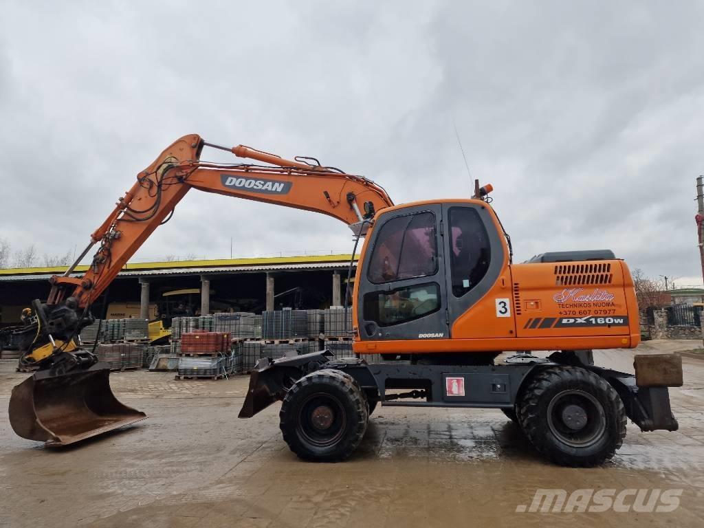Doosan DX 160 W Bageri na kotačima