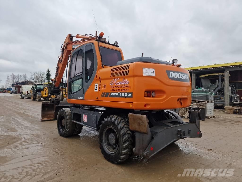 Doosan DX 160 W Bageri na kotačima