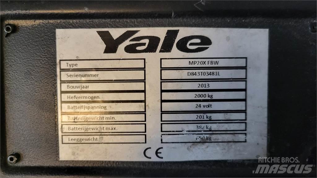 Yale MP20X 2013 Nisko podizni električni viličar