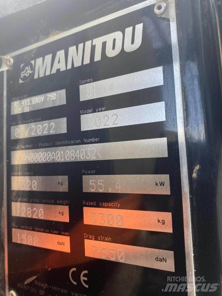 Manitou MT 933 Easy Teleskopski viličari