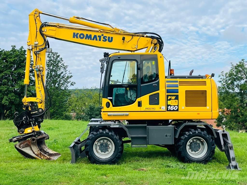 Komatsu PW 160 - 10 Bageri na kotačima