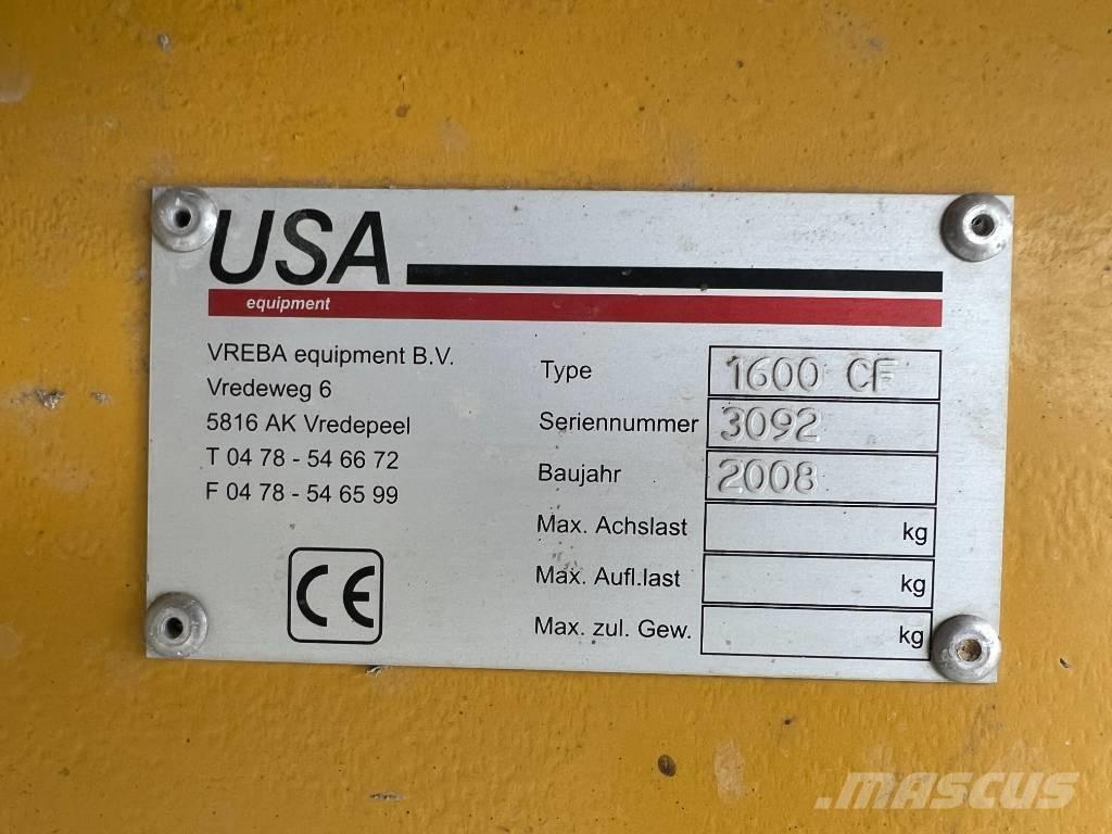 Peecon 1600 CF Samoutovorne prikolice