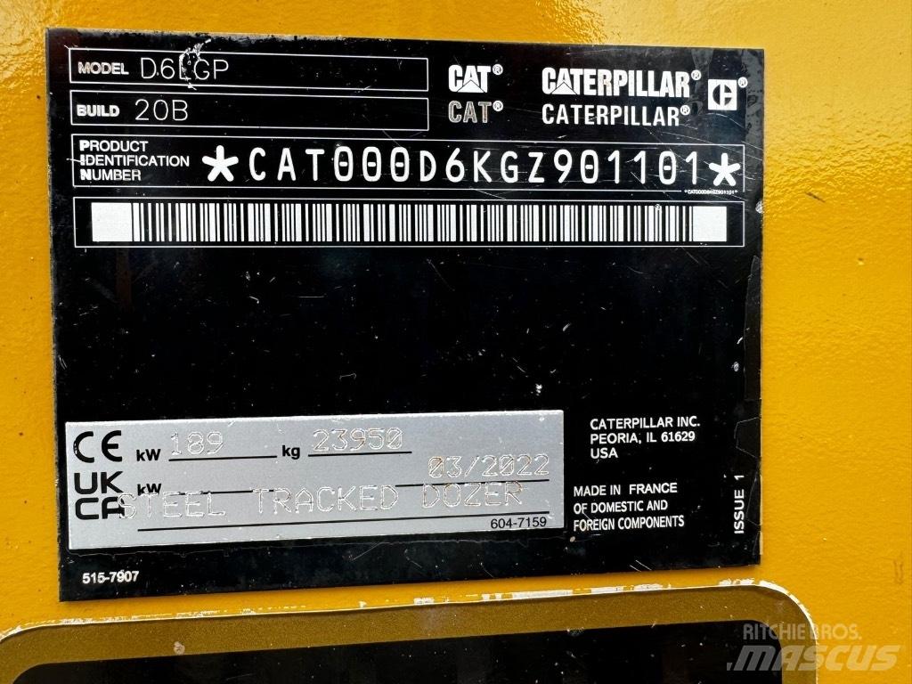 CAT D 6 LGP Buldožeri gusjeničari