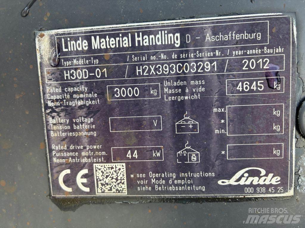 Linde H 30D01 Dizelski viličari