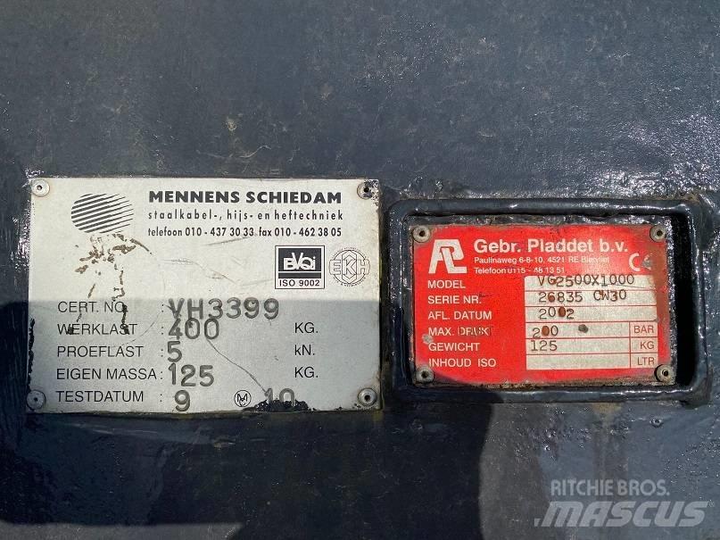 Pladdet VG2500X1000 Ostale komponente