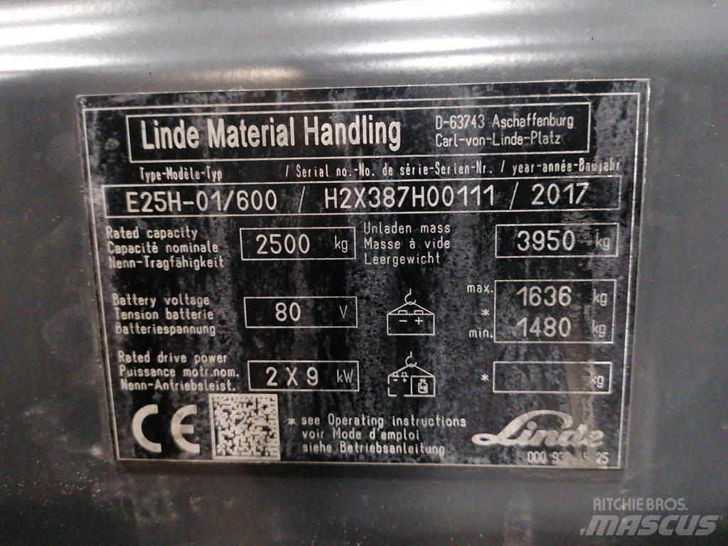 Linde E25H-01/600 Električni viličari