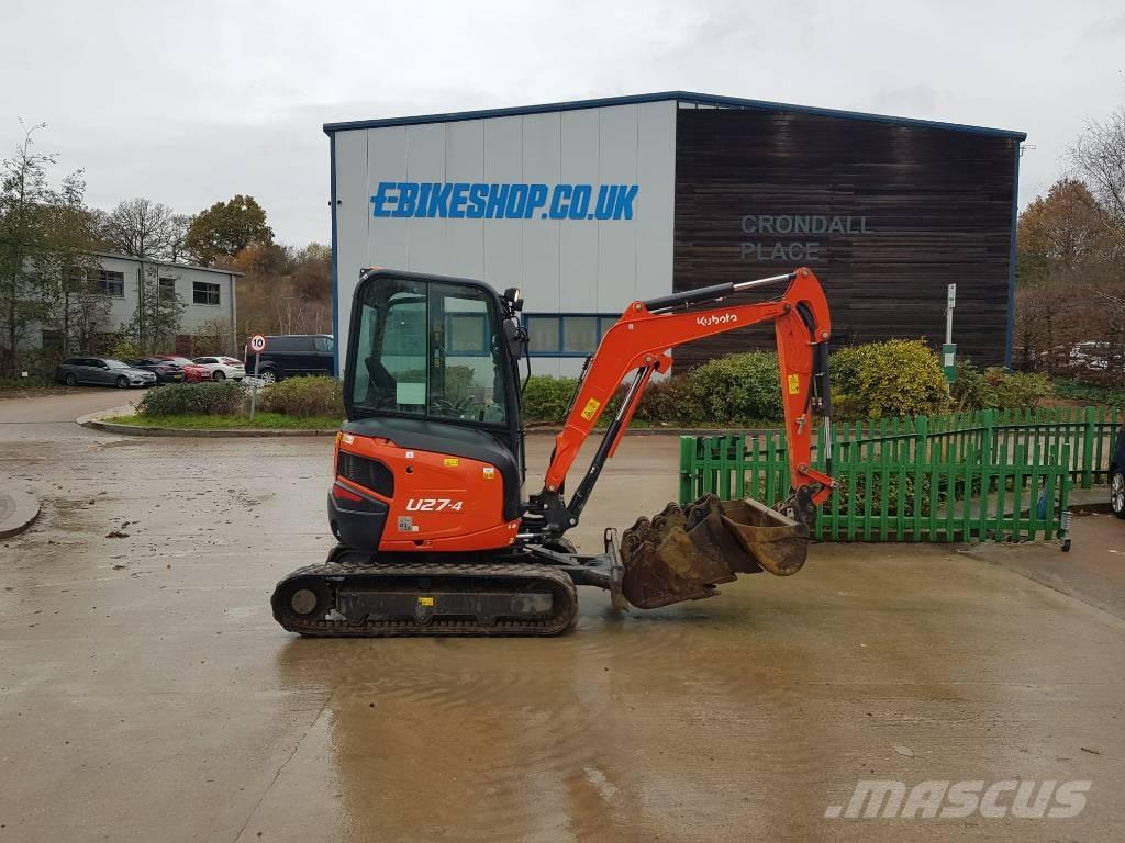 Kubota U27-4 Mini bageri <7t