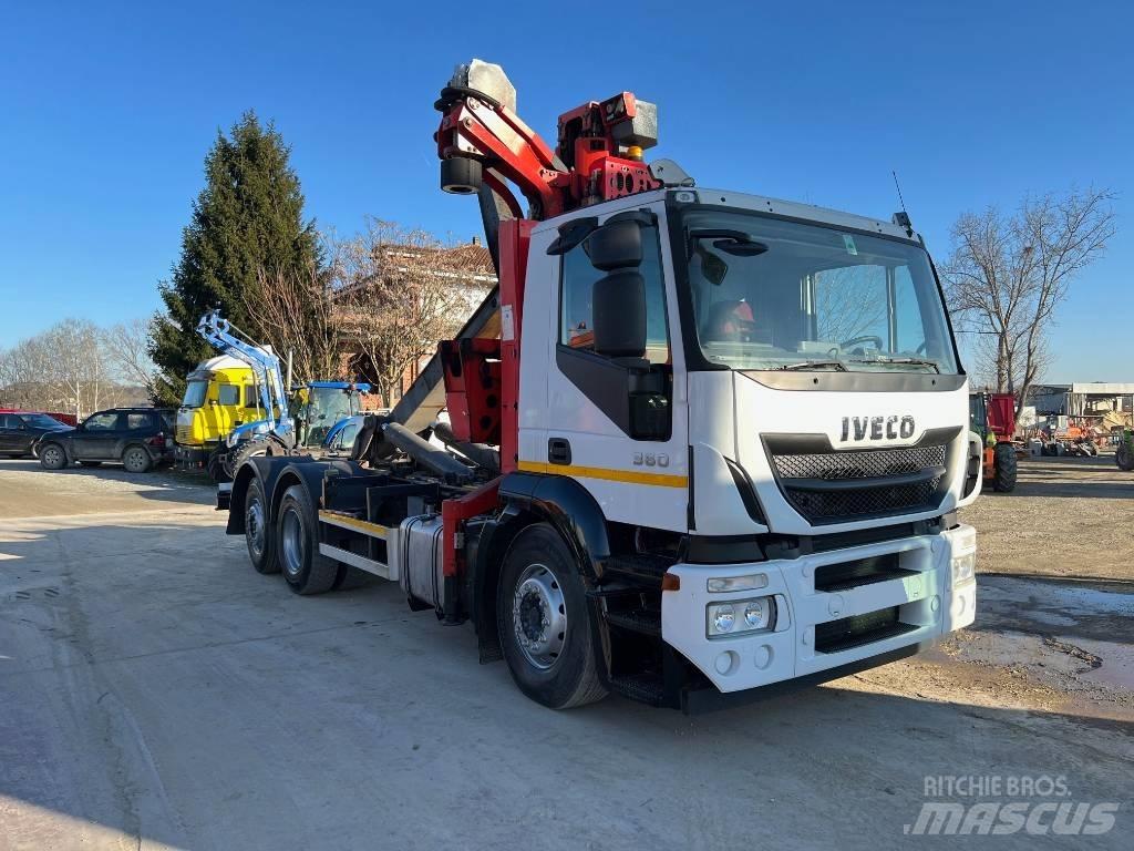 Iveco Stralis-360 Demontažnii kamioni za podizanje kabela