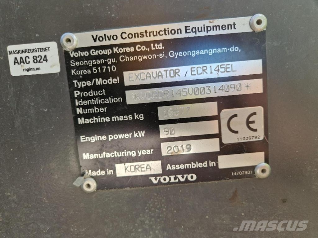 Volvo ECR145EL Specijalni kopači