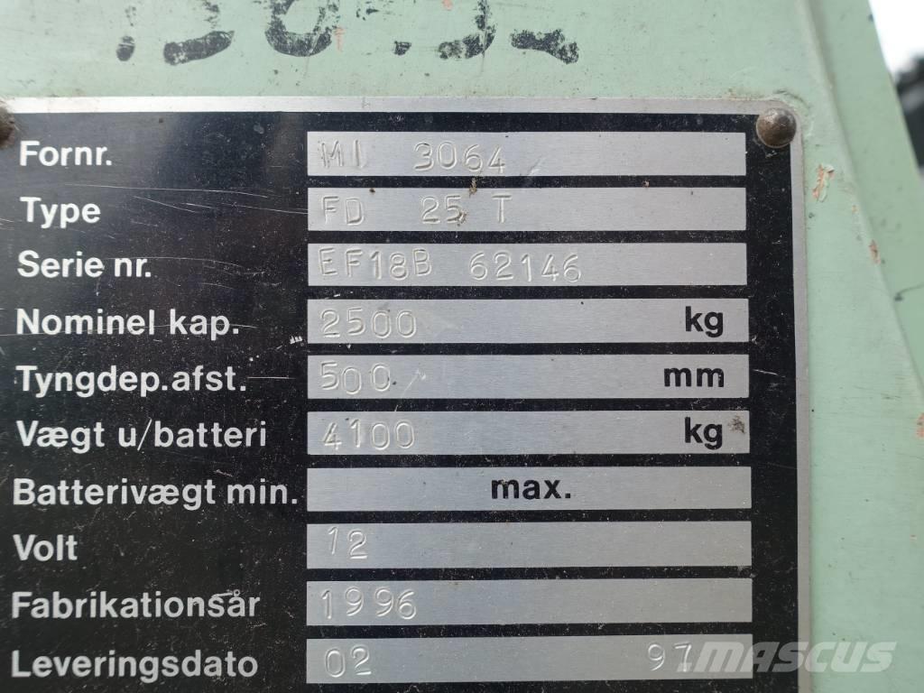 Mitsubishi FD 25 T Dizelski viličari